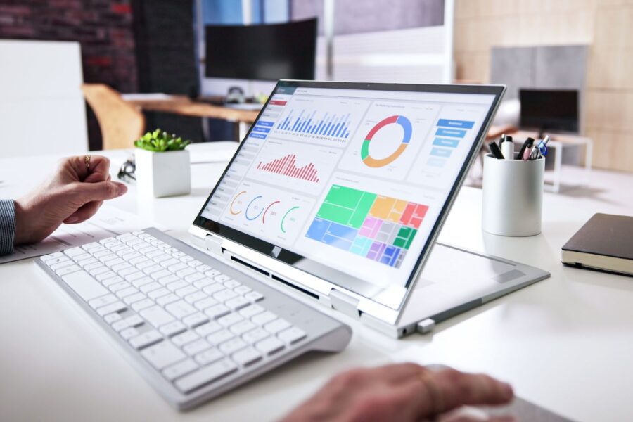 An analytics dashboard displaying lead response times and conversion metrics