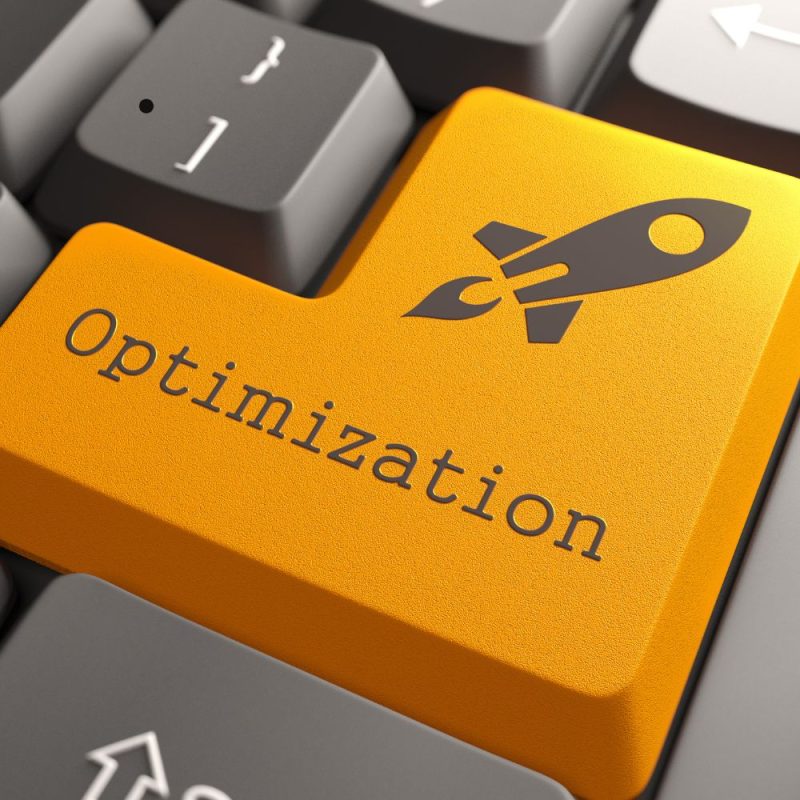 Keyboard with optimization button