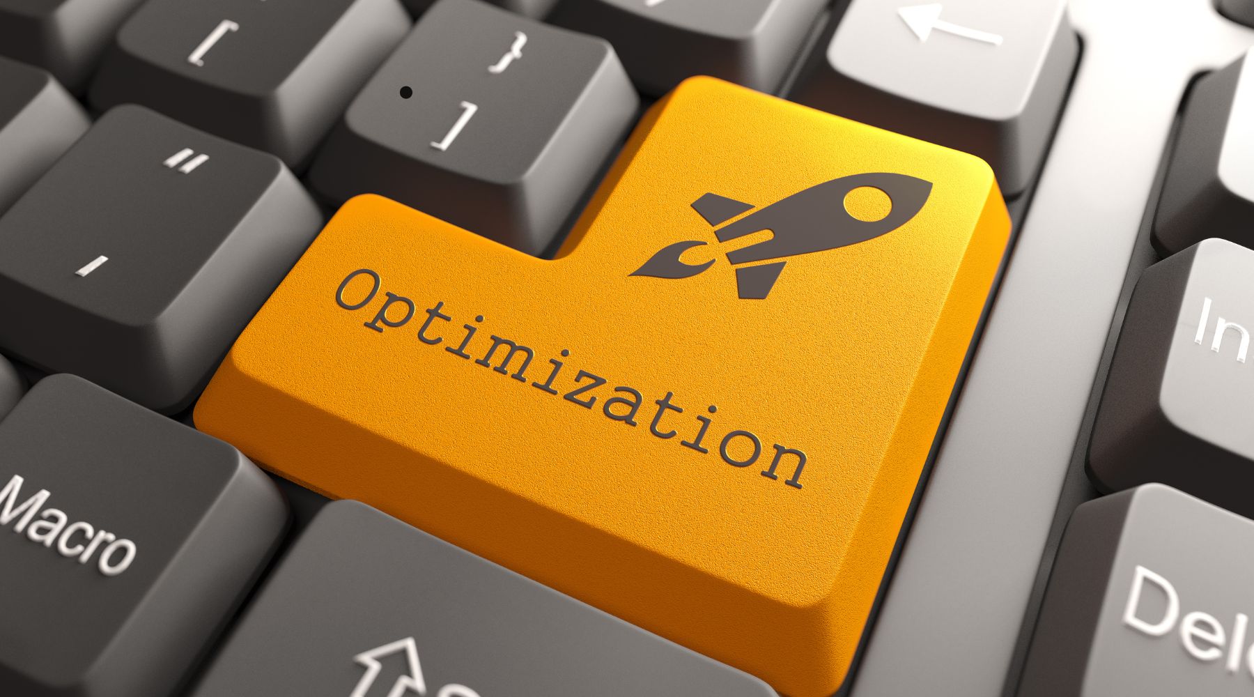 Keyboard with optimization button