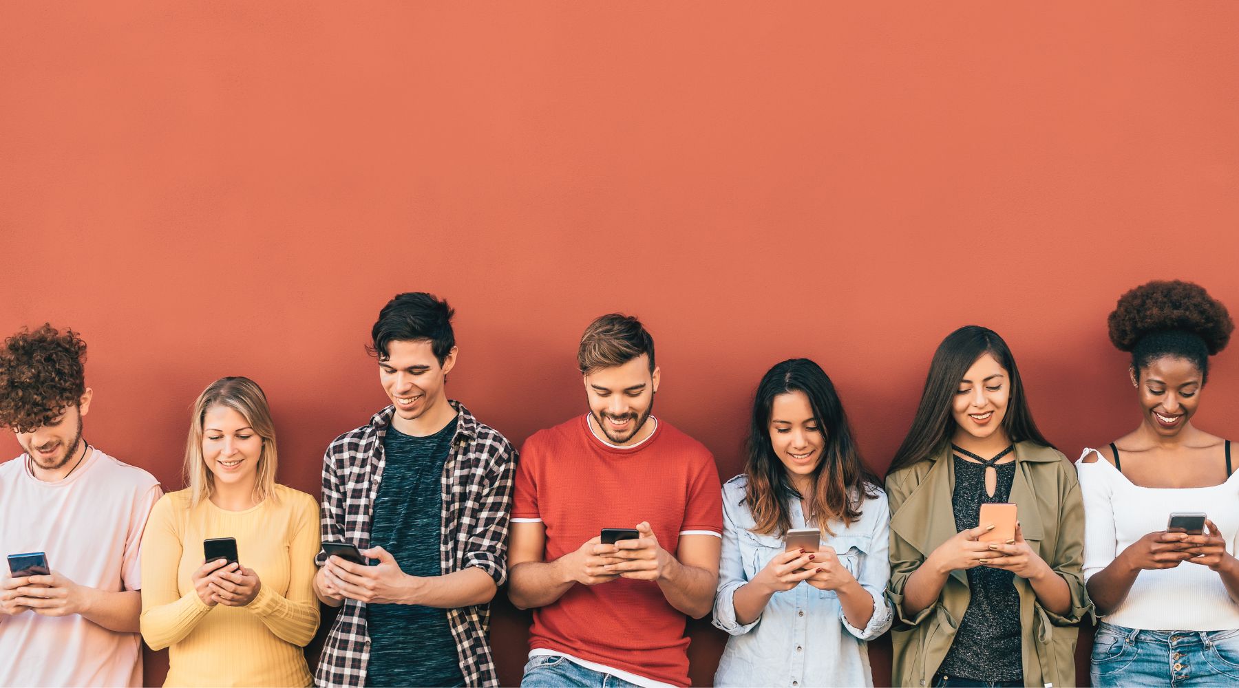 people using mobile phones