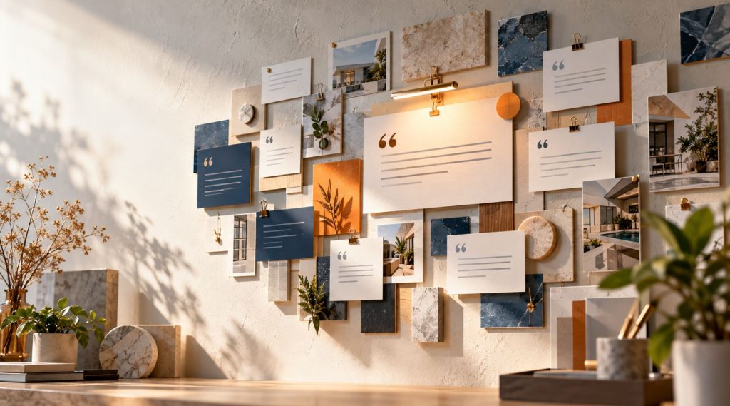 Curated customer testimonials displayed as a gallery of real business experiences