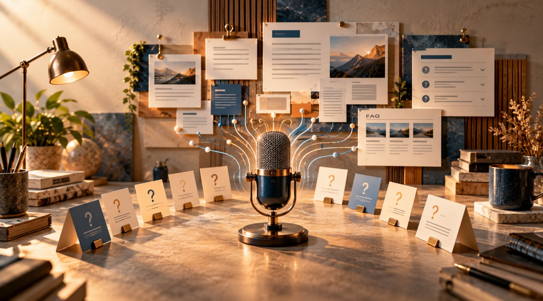 Customer questions being transformed into useful website content